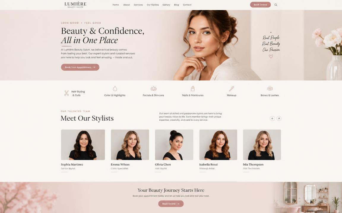 Lumen Studio website preview